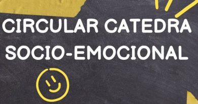 CIRCULAR CATEDRA SOCIO-EMOCIONAL
